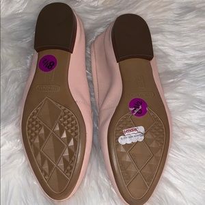 Pink flats